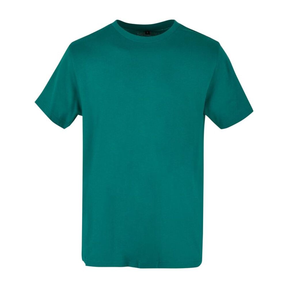 Build Your Brand Mens Basic Round Neck / Green
